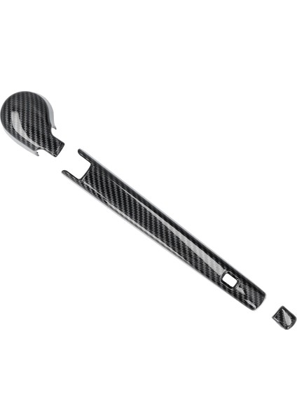 Arka Cam Sileceği Kol Kapağı Trim Karbon Fiber Tarzı Dekorasyon Için Fit Mk8 2020-2021 (Yurt Dışından)