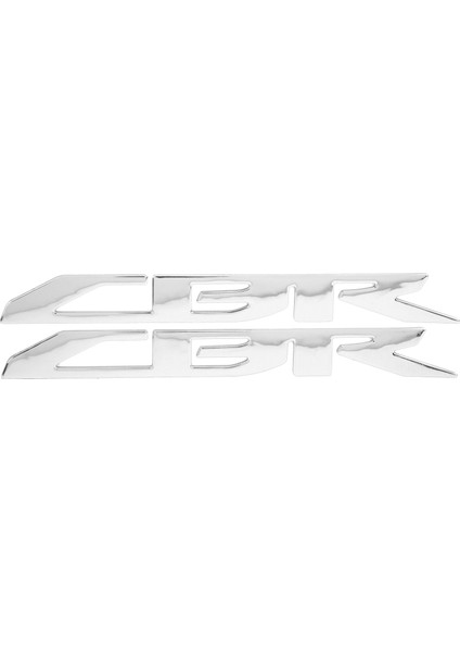 2 Adet Motosiklet Sticker Yumuşak Plastik Dekorasyon Honda Cbr 250R 250RR 500R 650R 650F 954 Gümüş (Yurt Dışından)