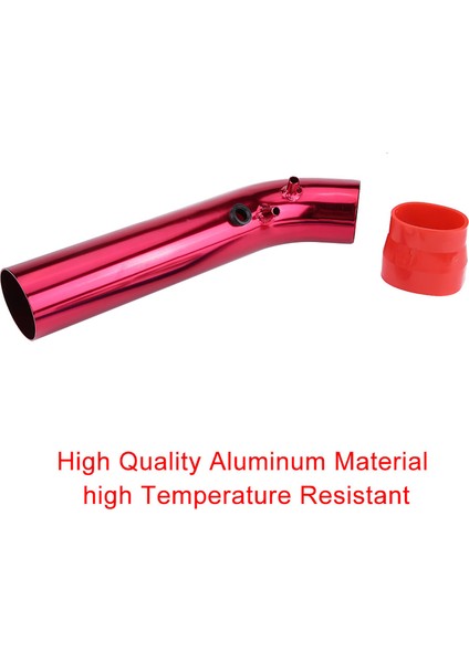 76MM Araba Evrensel Alüminyum Hava Girişi Indüksiyon Boru Filtre Hortumu Tüp Kiti (Kırmızı) (Yurt Dışından) fırsatları