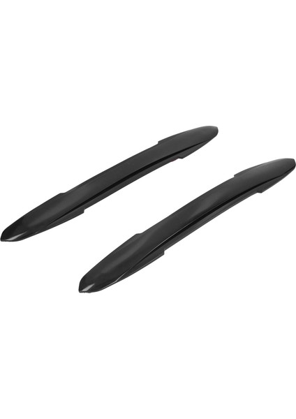 2 Adet Araba Tampon Koruyucu Gövde Kapı Köşe Anti Scratch Şeritler Sticker Parlak Siyah Modifikasyonu (Yurt Dışından) modelleri