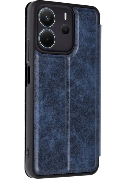 Xiaomi Redmi Note 14 4g Kılıf Flip Cover - Lacivert Svlrs fiyatları