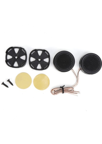 2 Adet Araba Dome Tweeter Hoparlör 12V 500W Yüksek Güç Stereo Net Ses Hoparlör Evrensel (Yurt Dışından)
