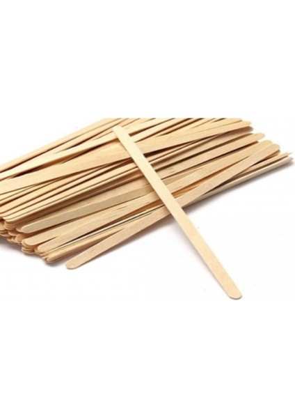 Renkli Ahşap Çay ve Kahve Karıştırıcı Seti 24X 500'LÜ