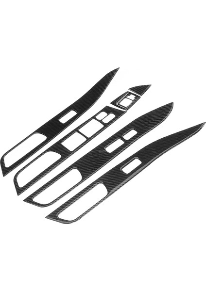7 Adet Karbon Fiber Pencere Anahtarı Kapağı Cam Kaldırma Paneli Dekor Trim Fit Mitsubishi Lancer 2008-2016LHD (Yurt Dışından) fiyatları