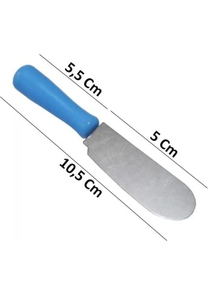 Renkli Paslanmaz Çelik Plastik Saplı 6'lı Kahvaltı Bıçağı Seti fırsatları