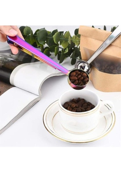 Renkli Mandallı Paslanmaz Çelik Kahve Ölçü Kaşığı, Çok Fonksiyonlu Kullanım fiyatları