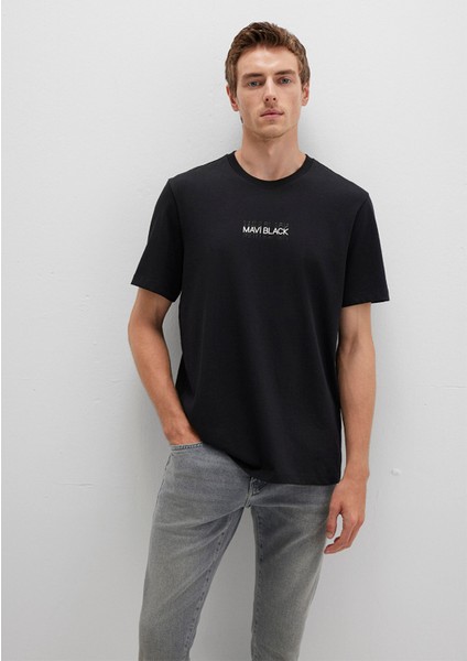 Mavi Black Baskılı Siyah Tişört 0612867-900