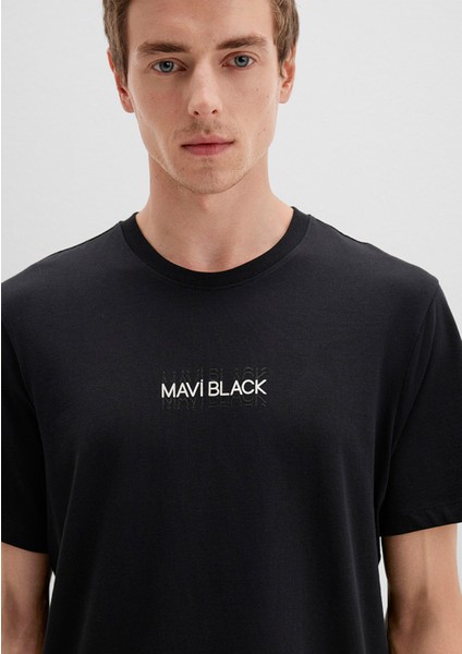 Mavi Black Baskılı Siyah Tişört 0612867-900