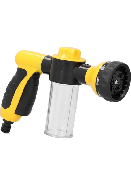 Su Tabancası Köpük Dağıtıcı 8 Çıkış Modları Yı Temizleyici Yüksek Basınçlı Araba Ev Bahçe Sarı (Yurt Dışından)
