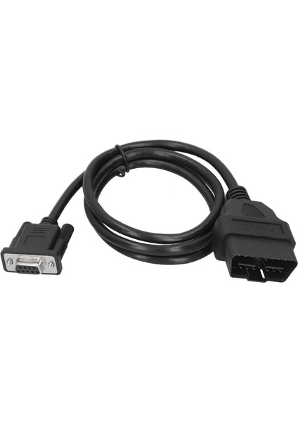 16PIN Obd2 To RS232 Db9 Araç Teşhis Arabirim Adaptörü Uzatma Kablosu Konektörü (Yurt Dışından)