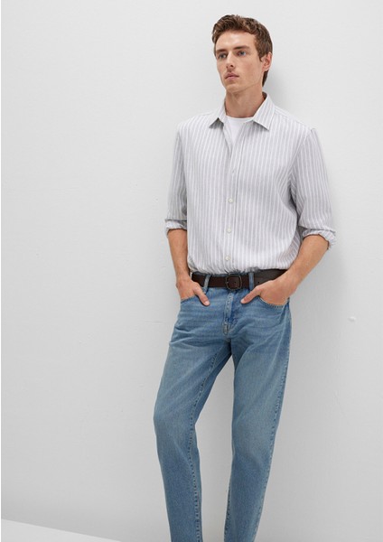 Çizgili Gri Gömlek 0211693-91013 fiyatları