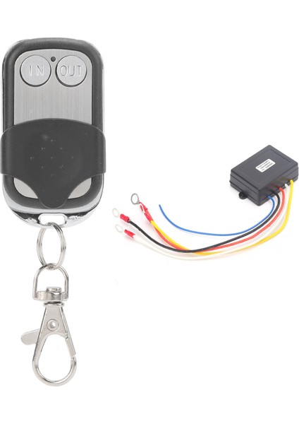 12V Vinç Kablosuz Uzaktan Kumanda Seti 434MHZ 50FT Uzun Menzilli Anti Parazit Jeep Kamyon Atv Için (Yurt Dışından)