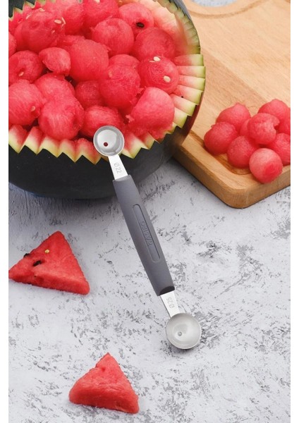 2'li Parizyen Kaşık Seti, Dayanıklı ve Kolay Kullanım, Siyah Renk