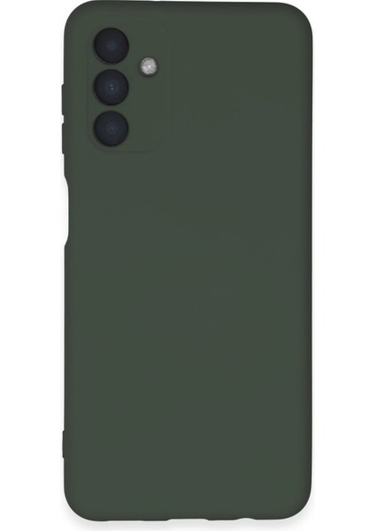 Samsung Galaxy A24 4g Kılıf Nano Içi Kadife Silikon - Koyu Yeşil Svlrs