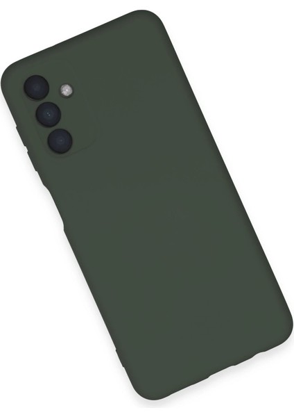 Samsung Galaxy A24 4g Kılıf Nano Içi Kadife Silikon - Koyu Yeşil Svlrs modelleri