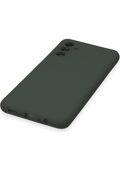 Samsung Galaxy A24 4g Kılıf Nano Içi Kadife Silikon - Koyu Yeşil Svlrs indirimleri