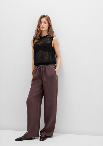 Kahverengi Liyosel Pantolon 1011023-70259 fırsatları