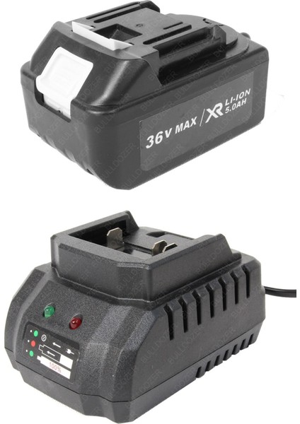 Yüksek Performanslı 36V Akülü Vidalama Matkap, Çift Akülü, 13MM Metal Mandren