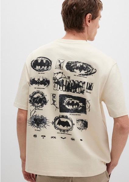 Batman Baskılı Bej Tişört 0612919-70065 modelleri