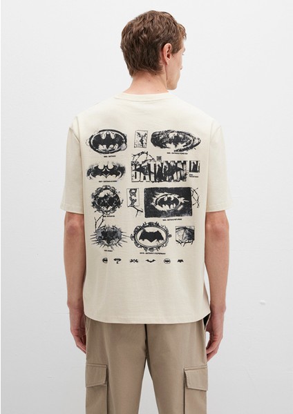 Batman Baskılı Bej Tişört 0612919-70065 indirimleri