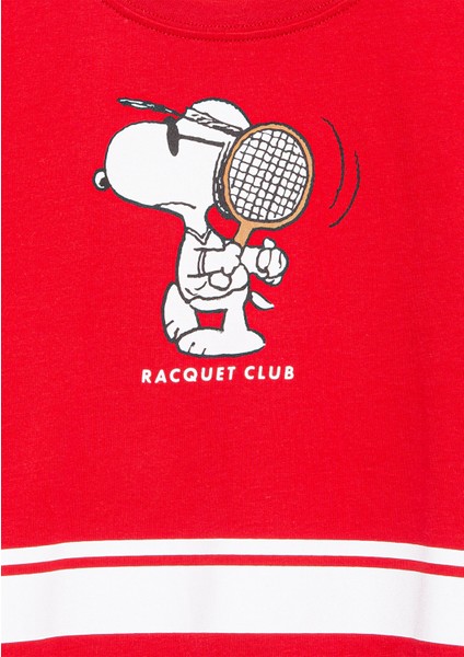 Peanuts Baskılı Kırmızı Tişört 7610372-82054 modelleri