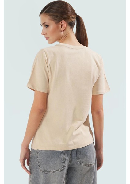 Kadın Bisiklet Yaka Pamuklu Örme Bluz Regular Kalıp Günlük Stil Özel Tasarım Konforlu Kesim modelleri