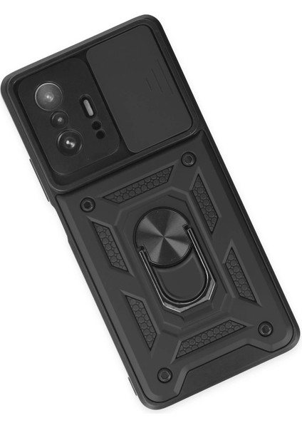 Xiaomi Mi 11T Pro Kılıf Pars Lens Yüzüklü Silikon - Siyah Svlrs modelleri