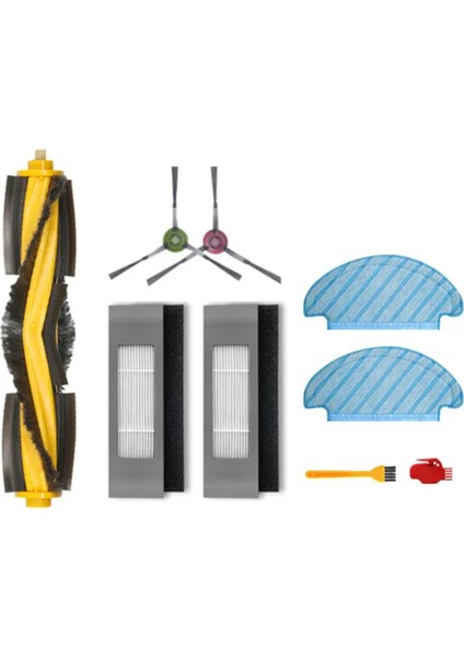 Ecovacs Deebot T9 Aıvı T8 Aıvı N8 Pro 920 950 Elektrikli Süpürge Yedek Parçaları Hepa Filtre Ana Yan Fırça Paspas Bezi (Yurt Dışından)