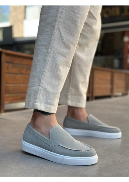 BA0241 Bağcıksız Yüksek Taban Gri Süet Erkek Ayakkabı fiyatları