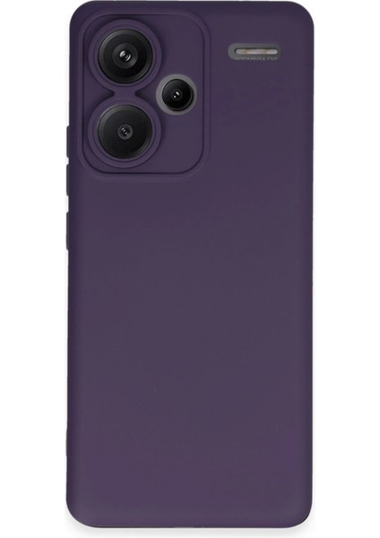 Xiaomi Redmi Note 13 Pro Plus Kılıf Nano Içi Kadife Silikon - Mor Svlrs