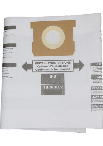 Shopvac Için Uygun 5-8 Galon Serisi Elektrikli Süpürge Aksesuarları Vakum Torbası Toz Torbası Yedek Parçaları (Yurt Dışından) fırsatları