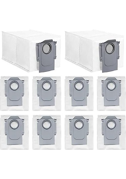10 Adet Yedek Tek Kullanımlık Toz Torbaları Roborock Q Revo Roborock P10 Robotlu Süpürge Yedek Parçaları (Yurt Dışından)