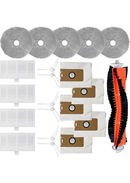 Ultenic Mc1 Robot Süpürge Ana Yan Fırça Hepa Filtre Silindiri Paspas Pedleri Toz Torbaları Aksesuarları (Yurt Dışından) modelleri