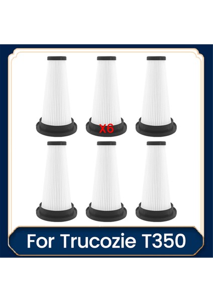 Trucozie T350 Elektrikli Süpürge Parçaları Için Hepa Filtreleri Yedekleri Gelişmiş Filtreleme (Yurt Dışından)