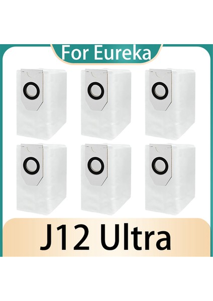 Eureka J12 Ultra Robot Süpürge Aksesuarları Toz Torbaları Toz Haznesi Çöp Torbası Yedek Parçaları Yedek Parçalar (Yurt Dışından)