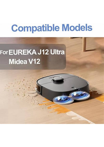 Eureka J12 Ultra Robot Süpürge Aksesuarları Toz Torbaları Toz Haznesi Çöp Torbası Yedek Parçaları Yedek Parçalar (Yurt Dışından) modelleri
