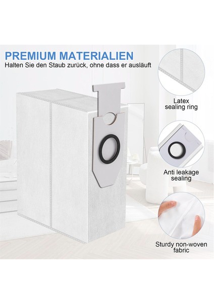 Eureka J12 Ultra Robot Süpürge Aksesuarları Toz Torbaları Toz Haznesi Çöp Torbası Yedek Parçaları Yedek Parçalar (Yurt Dışından) indirimleri