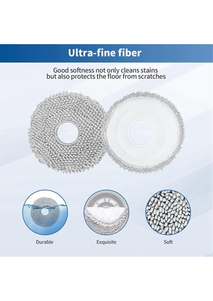 Ecovacs T30S Robot Süpürge Yedek Parçaları Aksesuarlar Ana Yan Fırça Hepa Filtreler Paspas Torbaları (Yurt Dışından) indirimleri