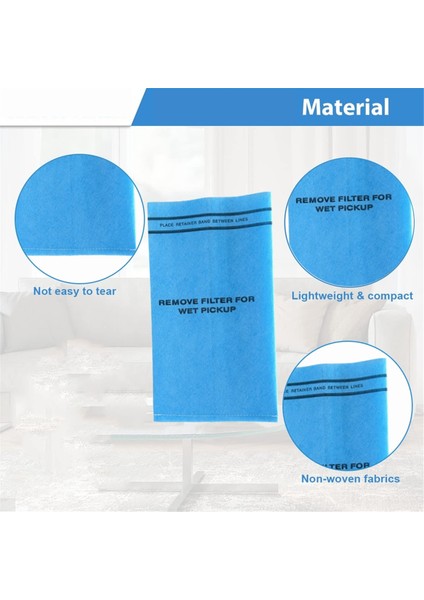 WS01025F2 Tutma Bantlı Craftsman 9-38737 Elektrikli Süpürgeler Için Islak Kuru Filtre Torbası VF2000 11 Adet'i Değiştirin (Yurt Dışından) fiyatları