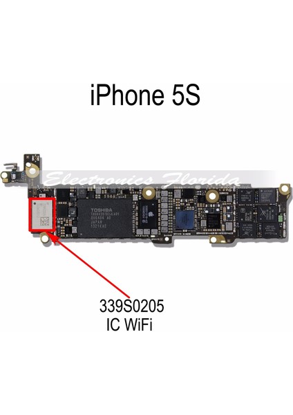 Iphone 5s Wifi &amp;bluetooth Ic Entegre (339S0205)-(5775) - MCT1168-7782