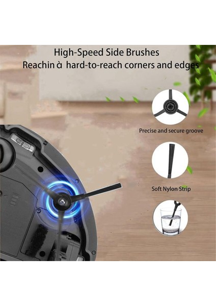 Eureka J20 Midea W20 W20PRO Elektrikli Robot Süpürge Elektrikli Süpürge Yedek Ana Yan Fırça Hepa Filtre Toz Torbası (Yurt Dışından) fırsatları