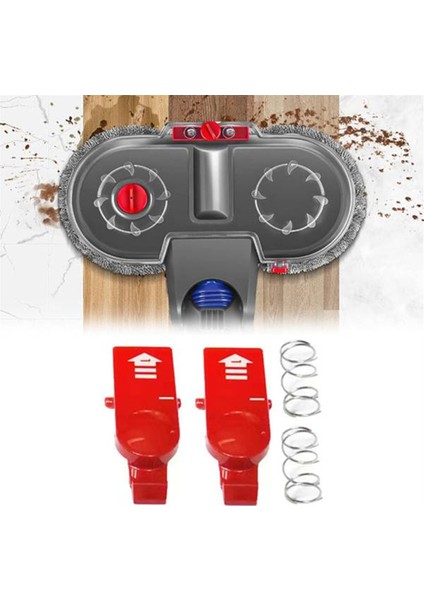 Dyson V12 Slim Elektrikli Süpürge Parçaları Yedek Su Tankı Düğmesi Klips Mandal Sekmesi Düğmesi Yaylı 3 Adet (Yurt Dışından) fırsatları