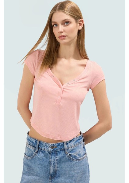 V Yaka Fitted Poliviskon Kaşkorse Bluz Günlük Stil Zarifane Tasarım Yüksek Kalite Trend