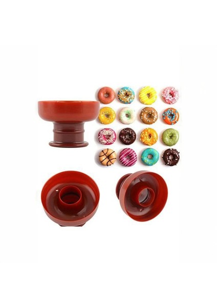 Pratik Donut Kalıbı -Donut Hamuru Kesici ve Şekillendirici Kalıp Aparat fırsatları