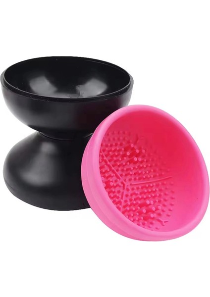 Şarjlı Otomatik Makyaj Fırçası Temizleyici-Silikon Pedli Fırça Temizleme Makinesi fırsatları