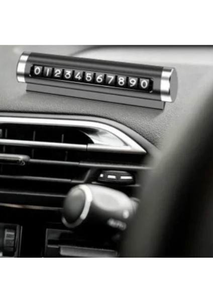 Metal Numara Çevirmeli Araç Içi Telefon Numaratör-Park Numarası Araba Numaratör fırsatları