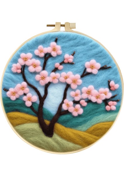 Ruopoty 1 Paket Iğne Keçe Yün Lotus Çiçekleri Yün Iğne Keçe Boyama Yetişkinler Için Kitler Yün Keçe Iplik Malzemeleri Diy Zanaat Renk: MZH-286-2020-XP / Boyut: 20X20CM (Yurt Dışından)