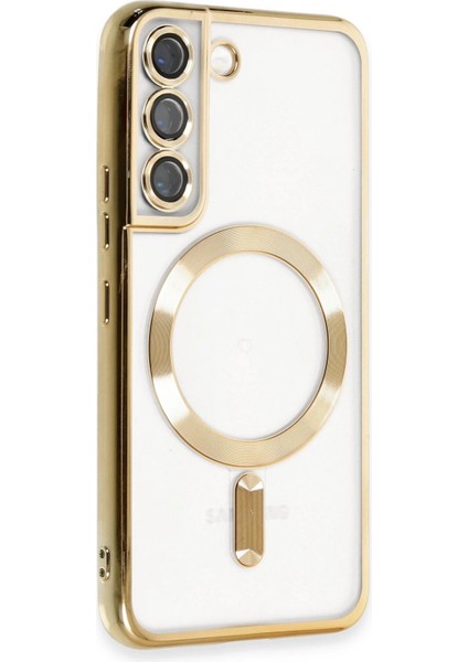 Samsung Galaxy S22 Kılıf Kross Magneticsafe Kapak - Gold Svlrs fiyatları