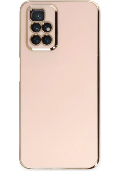 Xiaomi Redmi 10 2022 Kılıf Volet Silikon - Pembe Svlrs