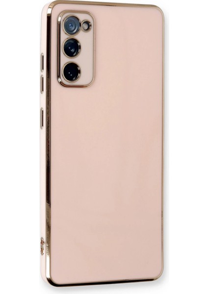Samsung Galaxy S20 Fe Kılıf Volet Silikon - Pembe Svlrs